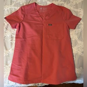 Women’s size small pink scrub top
